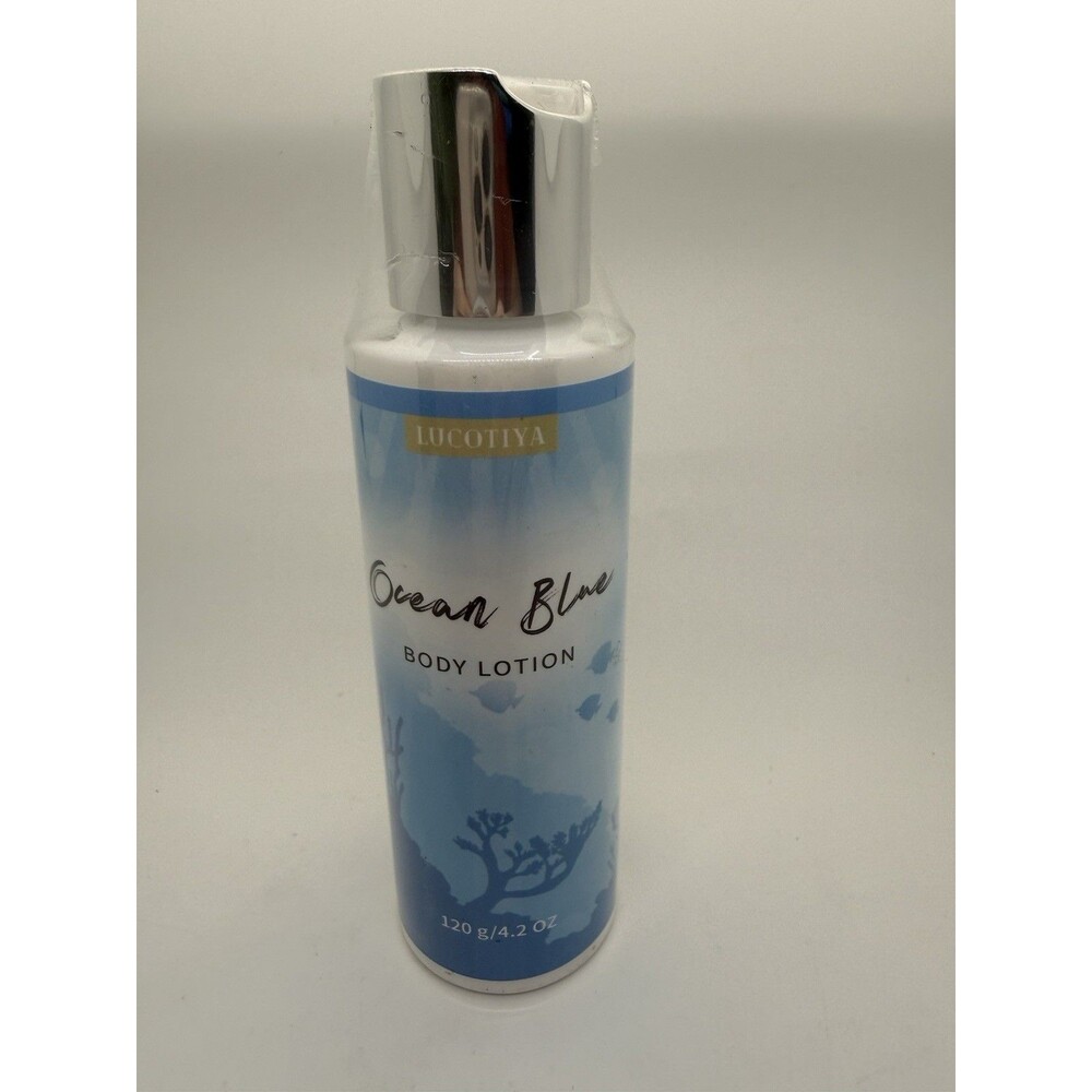 Lucotiya Body Lotion For Woman Ocean Blue, Seaweed & Marine Extracts 4.2 Oz New